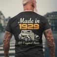 All Original Parts Made In 1929 90Th Birthday Men's Back Print T-shirt Gifts for Old Men