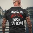 Pinch Dat Tail Suck Dat Head Crawfish Crayfish Cajun Men's Back Print T-shirt Gifts for Old Men