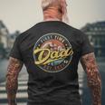 Promoted To Dad 2023 Funny For New Dad First Time Gift For Mens Mens Back Print T-shirt Gifts for Old Men