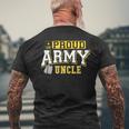 Proud Army Uncle Military PrideMens Back Print T-shirt Gifts for Old Men