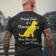 Proud Đa Of A Therapy Dog Dad More Than Just A Best Friends Men's Back Print T-shirt Gifts for Old Men