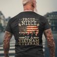 Proud Niece Vietnam War Veteran For Matching With Niece Vet Men's T-shirt Back Print Gifts for Old Men