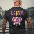 Retro 1 Brotherhood Loser Lover Heart Dripping Shoes Men's Back Print T-shirt Gifts for Old Men