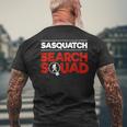 Sasquatch Search Squad Bigfoot Hunter Men's Back Print T-shirt Gifts for Old Men