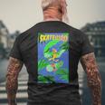 Skate Bird Men's Back Print T-shirt Gifts for Old Men