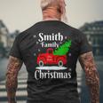 Smith Family Christmas Matching Family Christmas Mens Back Print T-shirt Gifts for Old Men