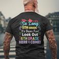 So Long 5Th Grade Look Out Grad Hello 6Th Grade Men's Back Print T-shirt Gifts for Old Men