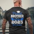 Super Proud Brother Of 2023 Graduate Awesome Family College Men's Back Print T-shirt Gifts for Old Men
