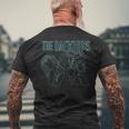 The Backups Band Merch Mens Back Print T-shirt Gifts for Old Men