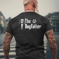 The Dogfather Cavalier King Charles Spaniel Dog Dad Gift For Mens Mens Back Print T-shirt Gifts for Old Men
