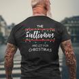 The Sullivans Are Lit For Christmas Family Christmas Design Mens Back Print T-shirt Gifts for Old Men