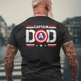 Top Vintage Dad Christmas Superhero Fathers Day Birthday Gift For Mens Mens Back Print T-shirt Gifts for Old Men