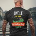 Uncle Dinosaur Hilarious Birthday Boy Uncle Gifts Funny Gift For Mens Mens Back Print T-shirt Gifts for Old Men