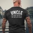 Mens Uncle Uncle Uncle Favorite Uncle Men's Back Print T-shirt Gifts for Old Men