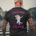 Unicorn Squad Dabbing Dab Dance Men's Back Print T-shirt Gifts for Old Men Unicorn Squad Dabbing Dab Dance Men's Back Print T-shirt Gifts for Old Men
