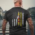Us Army Vietnam Veteran Usa Flag Veteran Vietnam Army V2 Men's T-shirt Back Print Gifts for Old Men