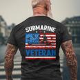 Us Submariner Veteran Submarine Day Men's Back Print T-shirt Gifts for Old Men