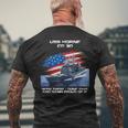 Uss Horne Cg-30 Class Cruiser American Flag Veteran Xmas Men's T-shirt Back Print Gifts for Old Men