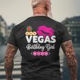 Vegas Birthday Girl - Vegas 2023 Girls Trip - Vegas Birthday Men's Back Print T-shirt Gifts for Old Men