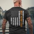 Vintage Best Papaw Ever American Flag Men's Back Print T-shirt Gifts for Old Men
