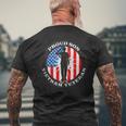 Vintage Patriotic Us Flag - Proud Son Veteran Vietnam Men's T-shirt Back Print Gifts for Old Men