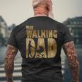 Mens Walking Dad For New Fathers Day Men's Back Print T-shirt Gifts for Old Men
