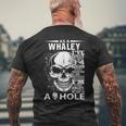 Whaley Definition Personalized Custom Name Loving Kind Mens Back Print T-shirt Gifts for Old Men