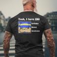 Yeah I Have Ibs Irritable Bowel Syndrome Men's Back Print T-shirt Gifts for Old Men