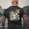 Zoo Animals Wildlife Birthday Party A Day At The Zoo Safari Men's Back Print T-shirt Gifts for Old Men