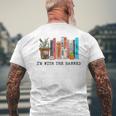 Im With The Banned Books I Read Banned Books Lovers Men's Back Print T-shirt Gifts for Old Men