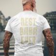 Best Baba Ever Arabic Arab Father Dad Mens Back Print T-shirt Gifts for Old Men
