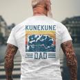 Mens Farming Breed - Vintage Kunekune Pig Dad Men's T-shirt Back Print Gifts for Old Men