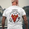 Ghost Hunting Club BaseballMen's Back Print T-shirt Gifts for Old Men