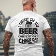 I Thought She Said Beer Competition Cheer Dad Funny Mens Back Print T-shirt Gifts for Old Men