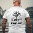Jeanette Blood Runs Through My Veins Men's T-shirt Back Print Gifts for Old Men