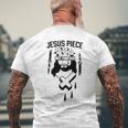 Jesus Piece Rot Forever Men's Back Print T-shirt Gifts for Old Men