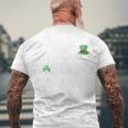 The Leprechauns Made Me Do It Men's Back Print T-shirt Gifts for Old Men
