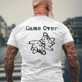 Pass The Pigs Oinker Board Game Men's Back Print T-shirt Gifts for Old Men