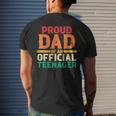 13Th Birthday 13 Years Old Proud Dad Of An Official Nager Mens Back Print T-shirt Gifts for Him