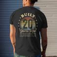 20 Year Old Vintage Happy 20Th Birthday For Her & Him Men's T-shirt Back Print Gifts for Him