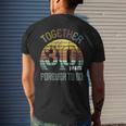 30Th Years Wedding Anniversary For Couples Matching 30 Men's T-shirt Back Print Gifts for Him