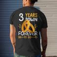 3Rd Wedding Anniversary Matching Couples 3 Years Men's T-shirt Back Print Gifts for Him