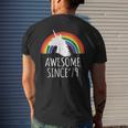 40Th Birthday 40 Years Old Unicorn Awesome Since 1979 Shirt Men's Back Print T-shirt Gifts for Him