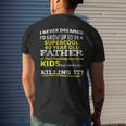 40Th Birthday For Father Dad From Kids Forty Year Men's T-shirt Back Print Gifts for Him