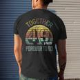 49Th Years Wedding Anniversary For Couples Matching 49 Men's T-shirt Back Print Gifts for Him