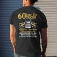 60 Year Old Trucker 60Th Birthday Men Dad Grandpa Men's T-shirt Back Print Gifts for Him