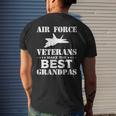 Air Force Veterans Make The Best Grandpas Veteran Grandpa V3 Men's T-shirt Back Print Gifts for Him