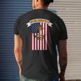 Aircraft Carrier Uss John F Kennedy Cvn-79 Veteran Dad Son Men's T-shirt Back Print Gifts for Him
