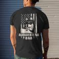 Alaskan Klee Kai Dad Cool Vintage Retro Proud American Men's T-shirt Back Print Gifts for Him