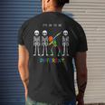 April Is Autism Awareness Month Funny Autism Awareness Men's Crewneck Short Sleeve Back Print T-shirt Gifts for Him